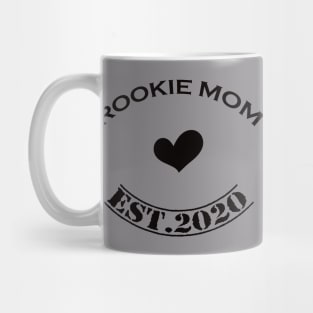 Rookie mom black Mug